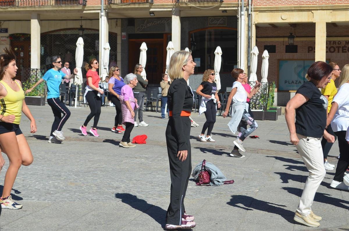 Así de bien lo pasan en Benavente en clase de zumba