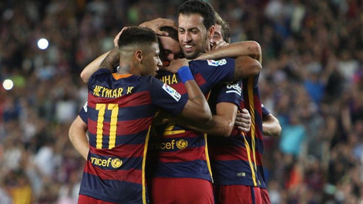 El Barça venció al Málaga