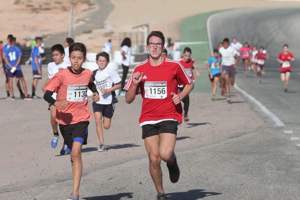 Cross Escolar Cartagena en el Circuito de Velocida