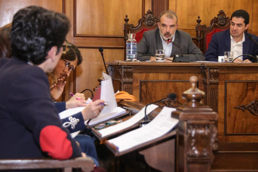 Pleno sobre la gestión del temporal en Alcoy