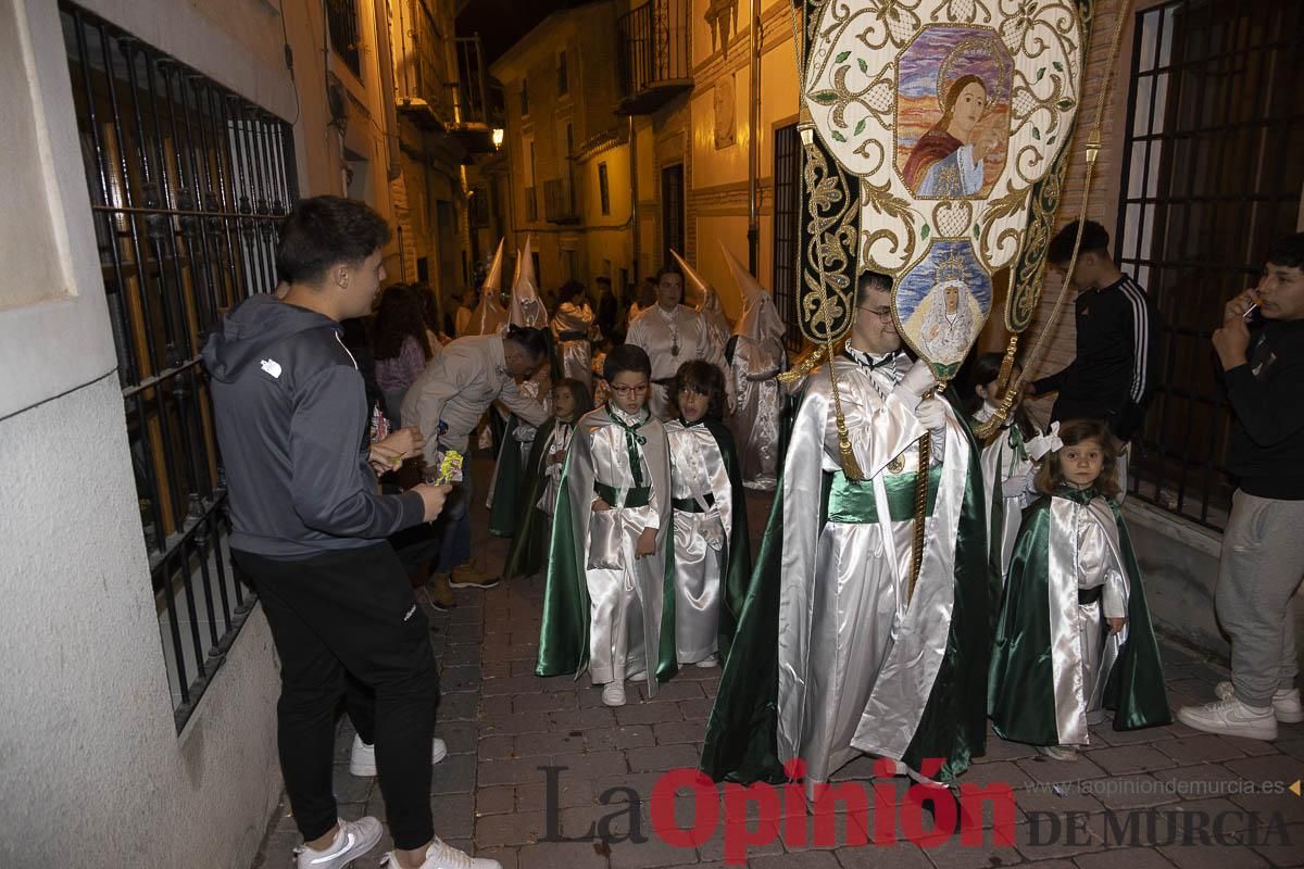 Los niños toman las calles de Caravaca en la procesión de Lunes Santo