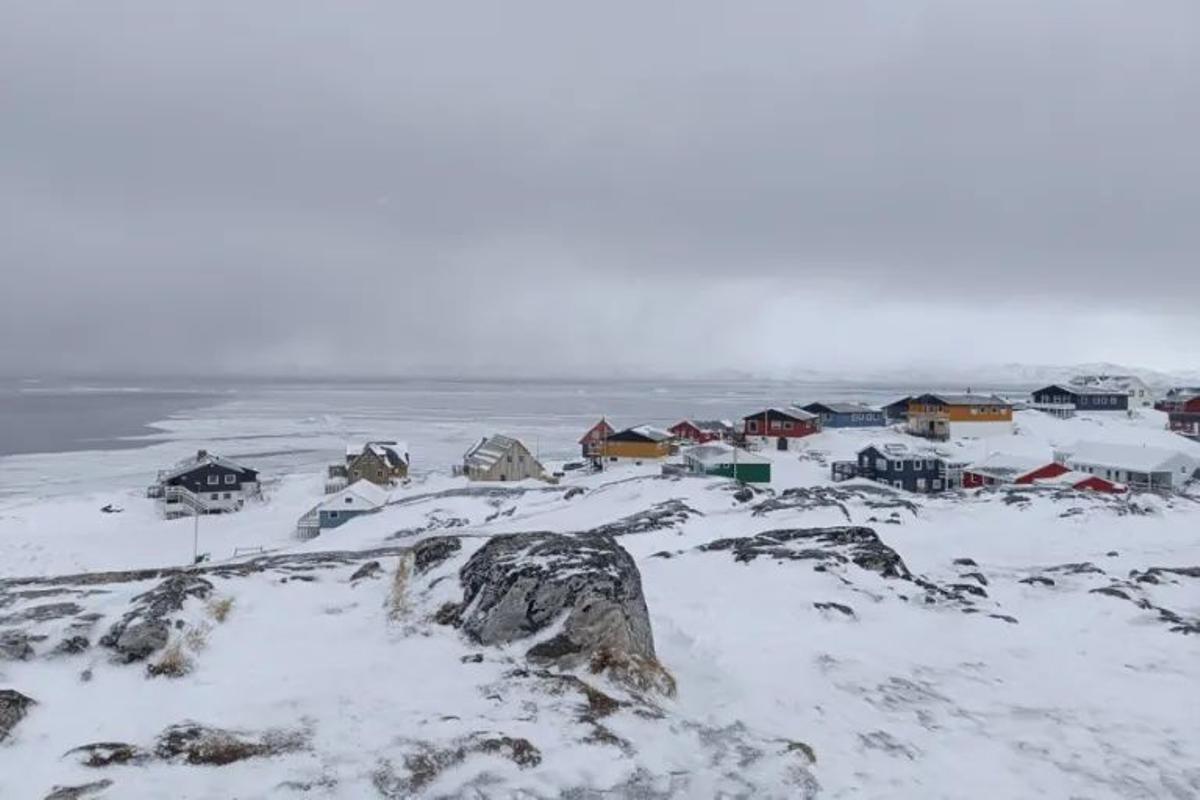 Vistas de Nuuk, capital de Groenlandia.