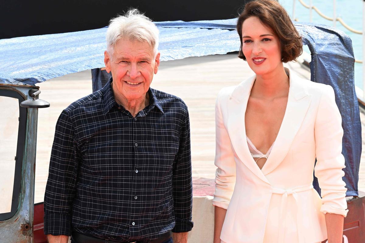 Harrison Ford presenta la quinta entrega de India Jones en Cannes