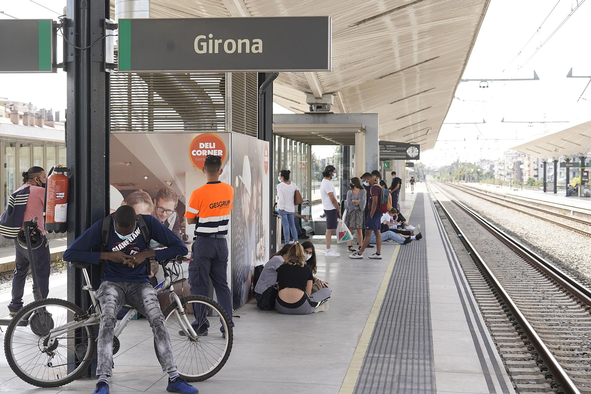 La vaga de Renfe porta el caos ferroviari a Girona