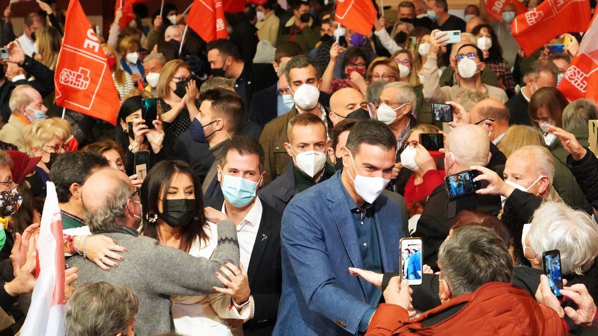 GALERÍA | Las imágenes del acto del PSOE en Zamora con Pedro Sánchez, Luis Tudanca, Ana Sánchez y Antidio Fagúndez