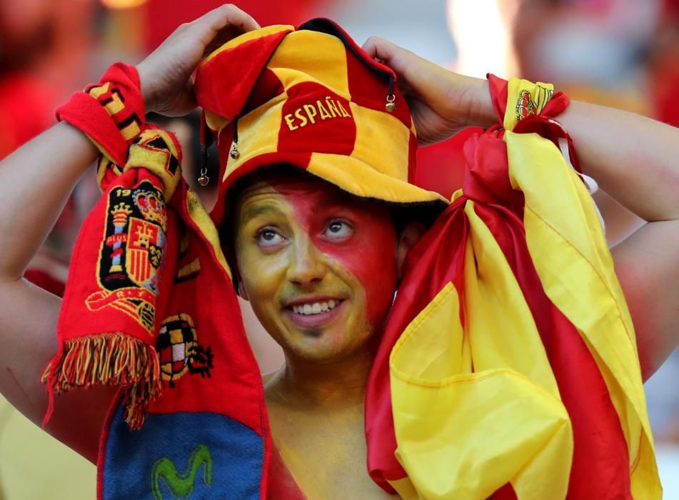 Eurocopa 2016: Los aficionados españoles toman las gradas