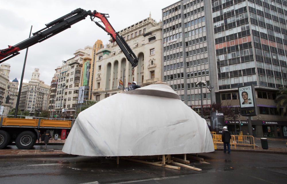 La falla municipal 2020 abandona la plaza