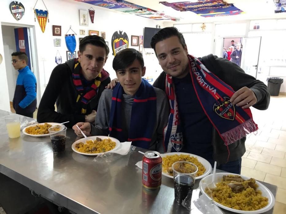 Aficionados del Levante, en la sede de la Delegaci