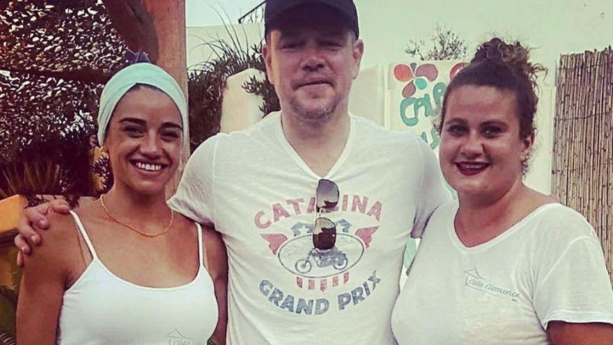 El actor Matt Damon, de vacaciones en Valencia