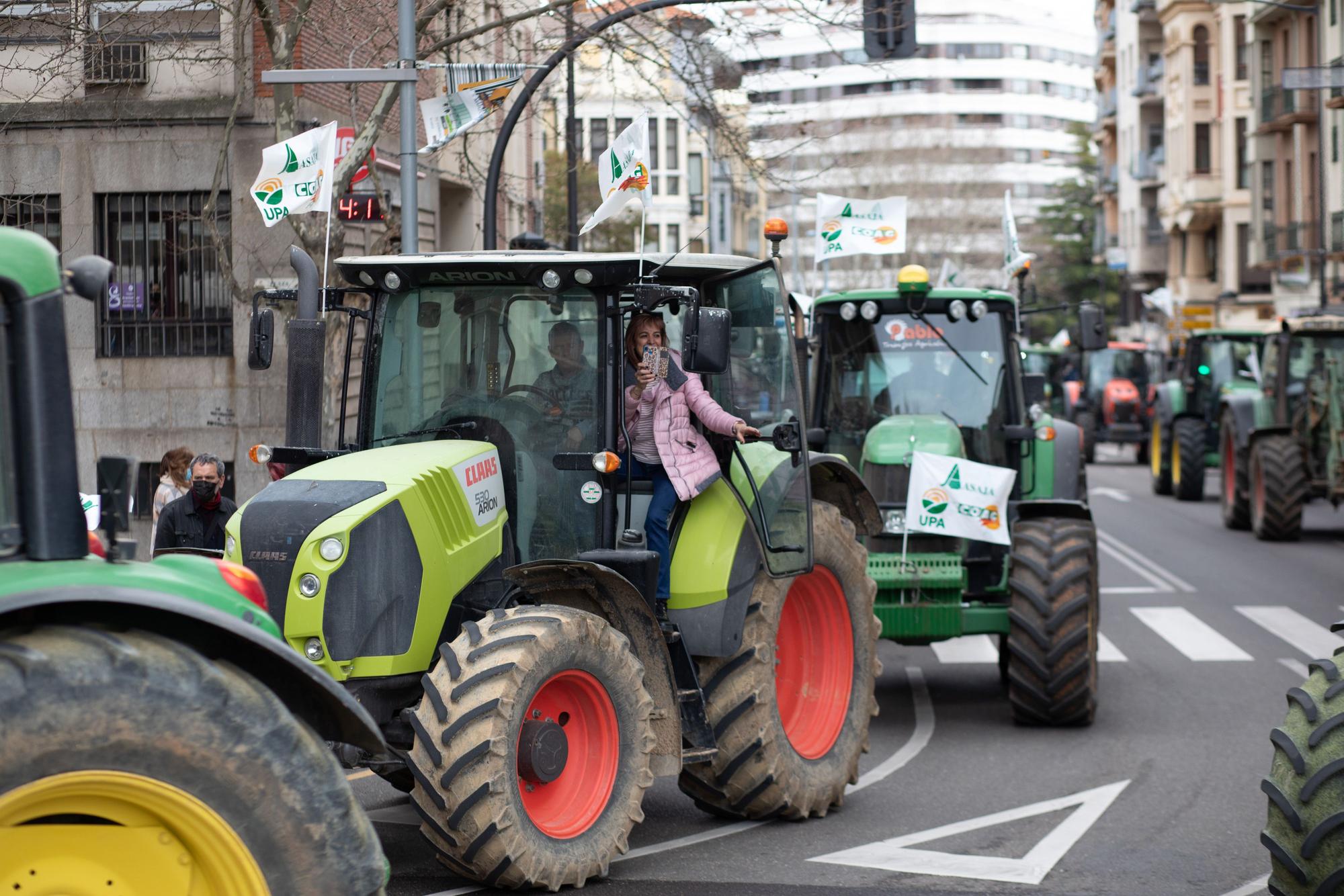 GALERÍA | Las imágenes de la tractorada en Zamora 2022