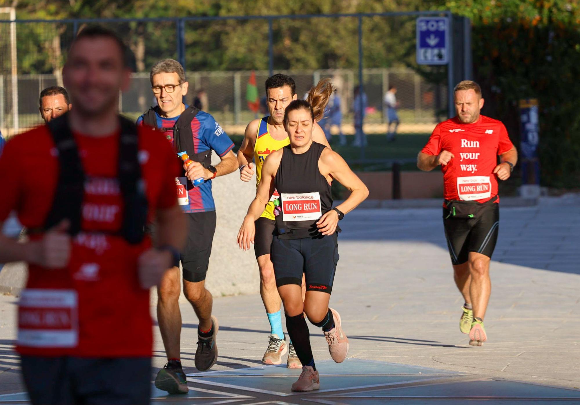 Entrenamiento long Run New Balance previo a la Maratón de Valencia