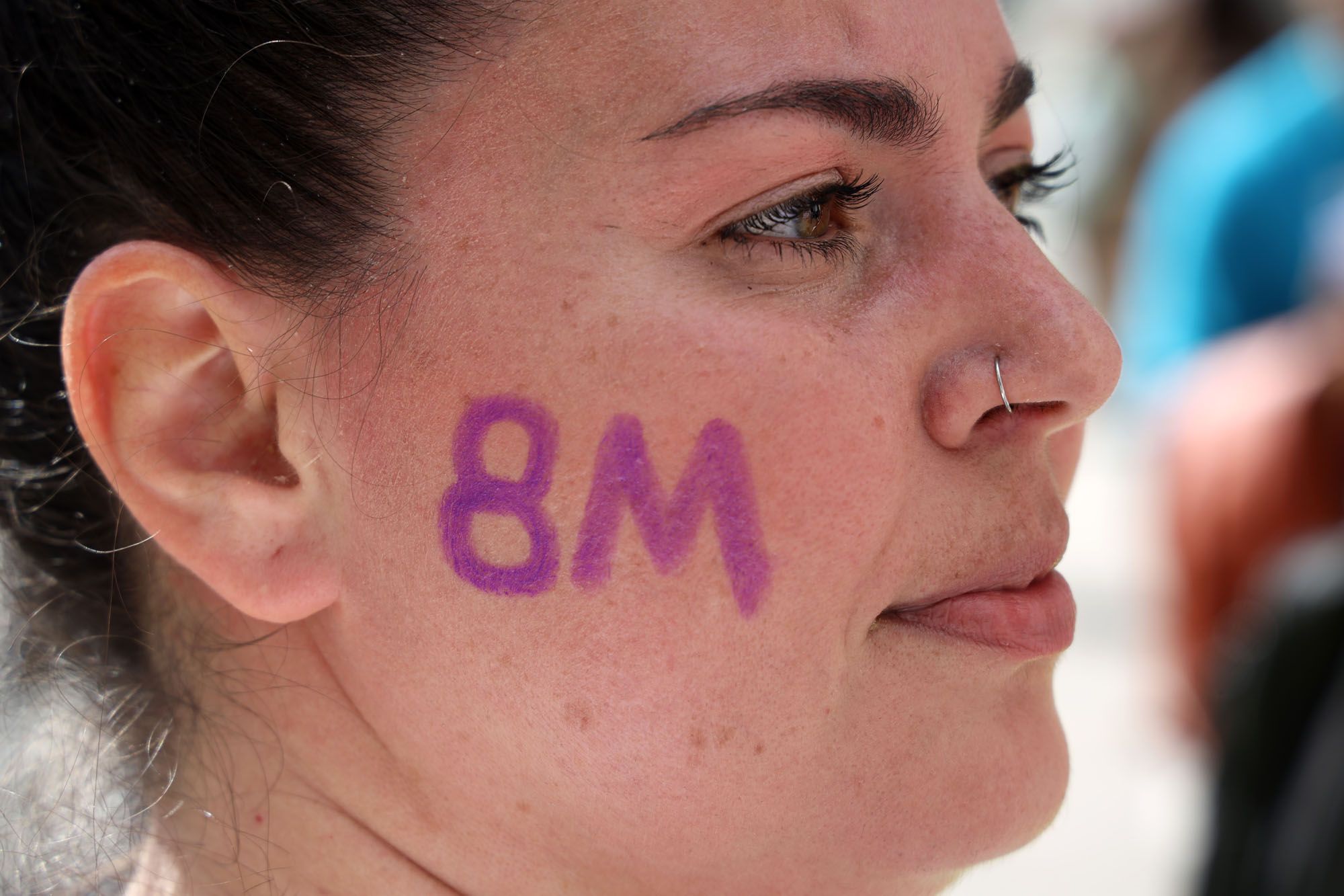 La manifestación estudiantil por el 8M en Málaga, en imágenes