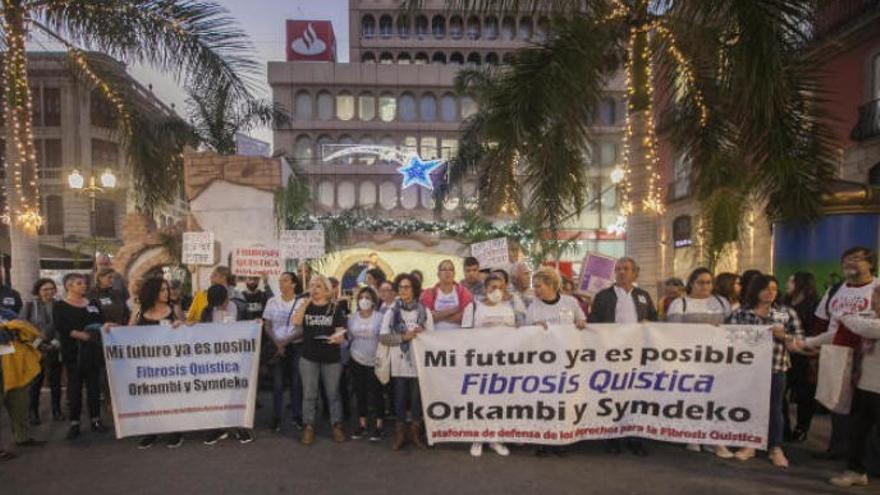 Manifestación por la financiación del Orkambi en noviembre de 2018