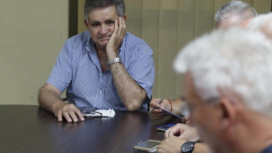 Antonio Costa, en una reunión del Consell Agrari de Alzira