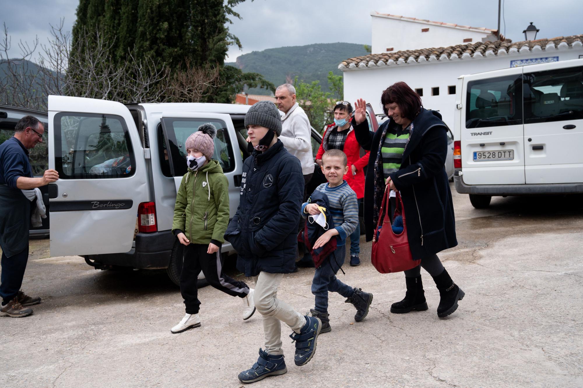 Así empezarán una nueva vida 50 refugiados ucranianos en el albergue de Torrechiva