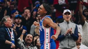 Tyrese Maxey contra los Brooklyn Nets