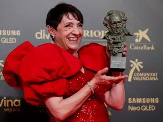 Blanca Portillo por fin se lleva a casa su merecido Goya
