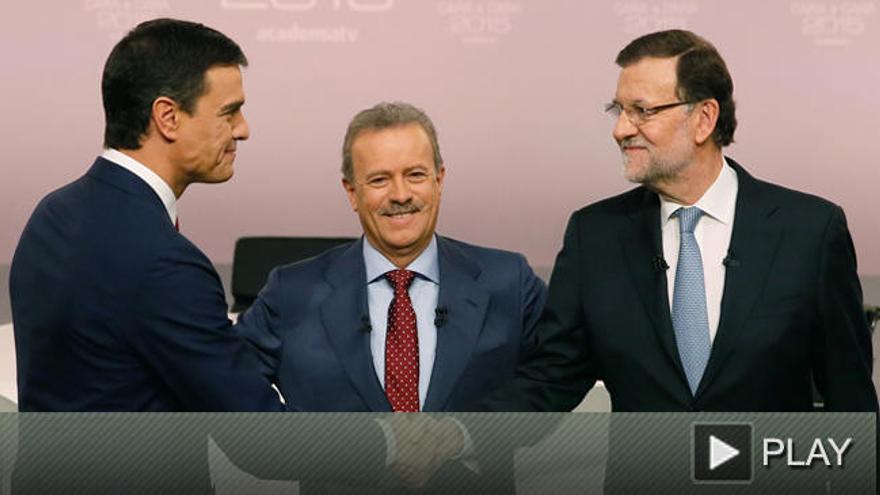 Rajoy y Sánchez protagonizan un bronco cara a cara