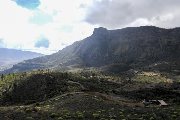 GRAN CANARIA 26-01-2019  SANTA LUCIA DE TIRAJANA-SAN BARTOLOME DE TIRAJANA. Fotos al macizo de Amurga. Fotos a los terrenos de la familia de Román comprados por el Cabildo.  FOTOS: JUAN CASTRO