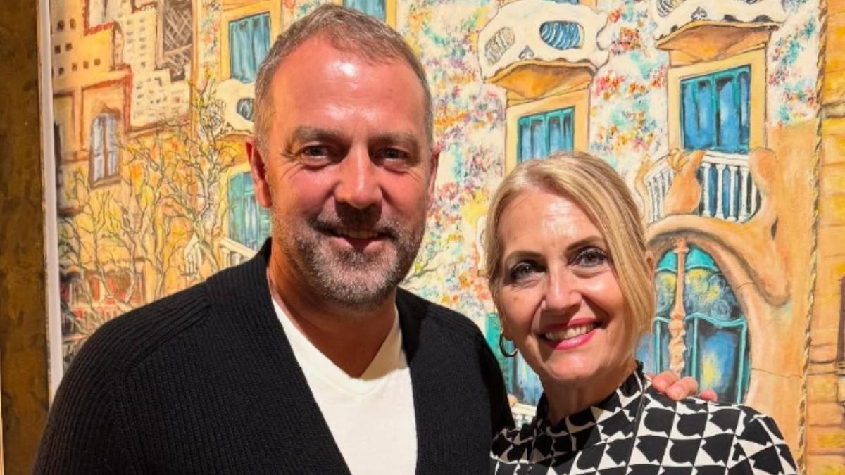 Hansi Flick, en el restaurante 'Gaudim'