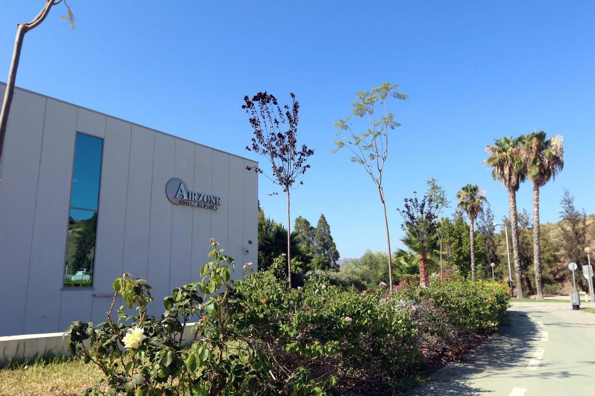 Fachada de Airzone, en el PTA de Málaga.