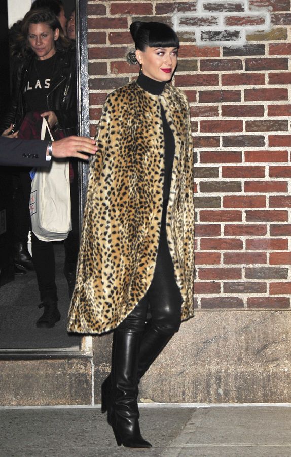 El arriesgado look print de Katy Perry