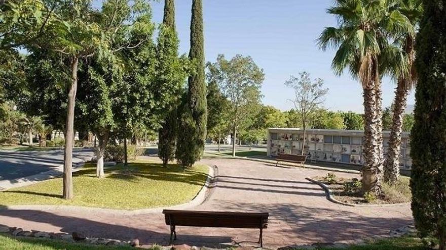 Una imagen del parque cementerio de Málaga.