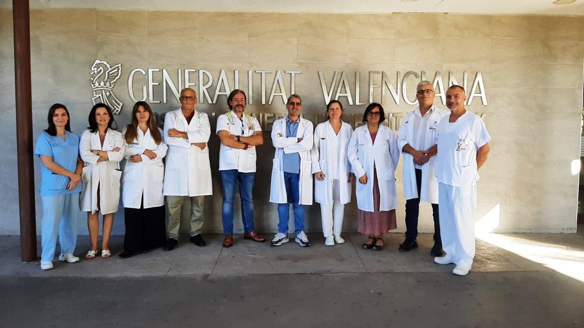 Imagen del equipo médico del Hospital General que ha llevad a cabo la investigación