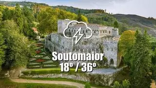 El tiempo en Soutomaior: previsión meteorológica para hoy, domingo 16 de agosto