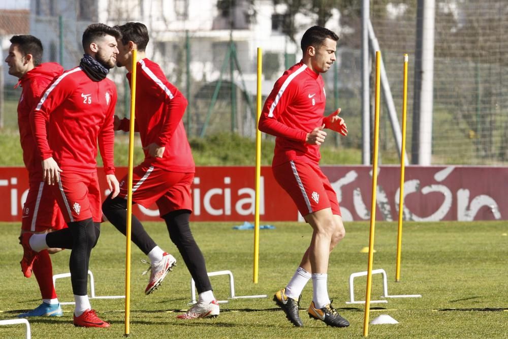 Entrenamiento del Sporting