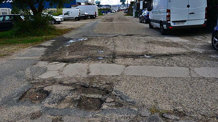 Estado del vial, llegando a las instalaciones de Rodman.   | // G.N.