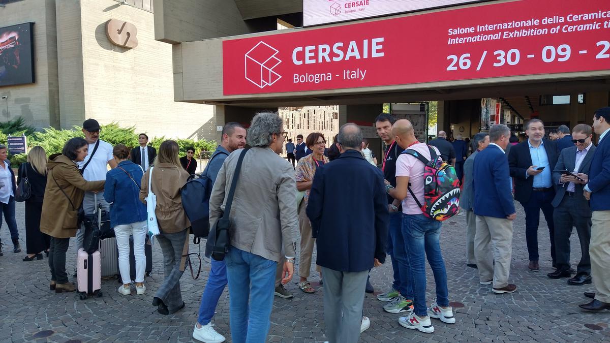 La feria de cerámica de Bolonia, Cersaie, tuvo una gran afluencia de visitantes en la edición del 2022.