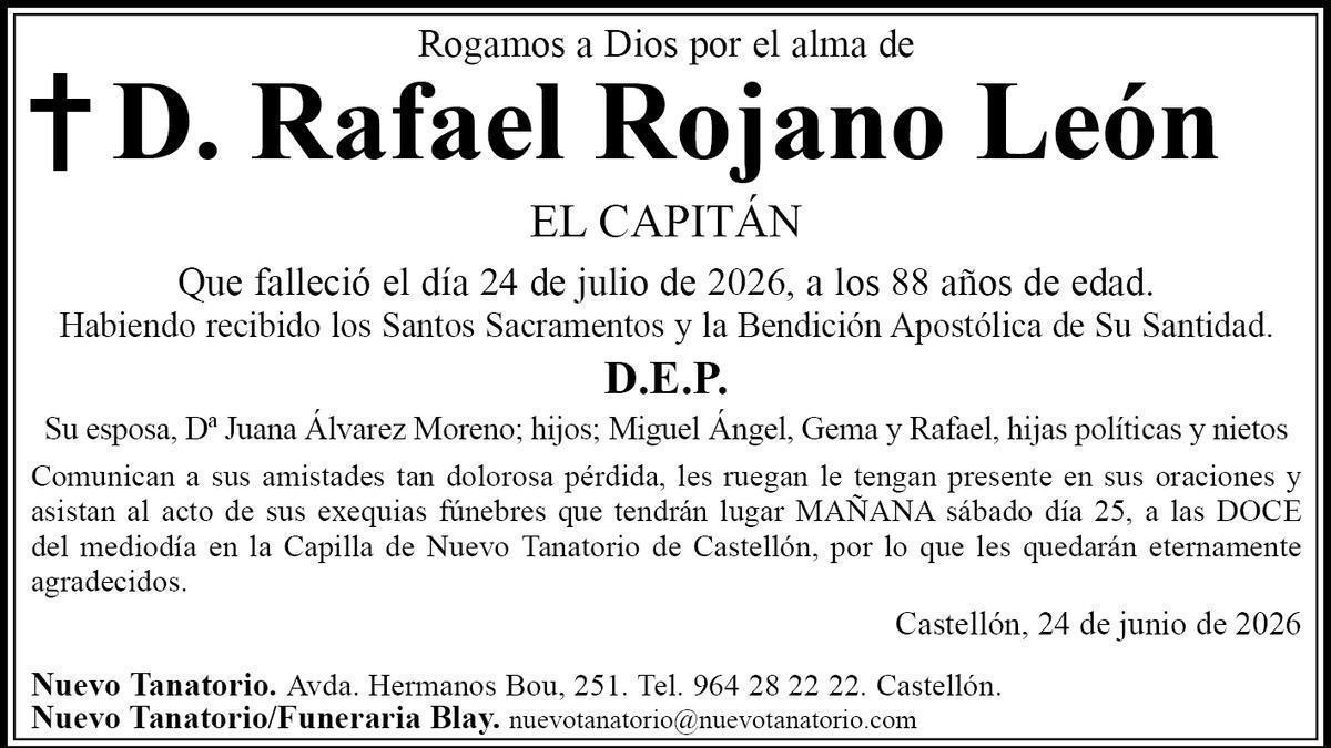 D. Rafael Rojano León