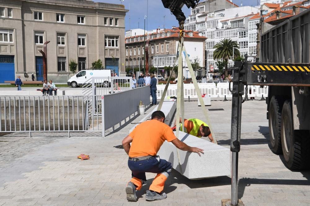 Algunos ya prueban el banco de la Marina