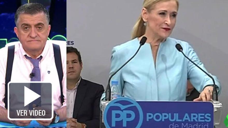 La ingeniosa respuesta de Wyoming a Cifuentes por su guiño a &#039;El Intermedio&#039;