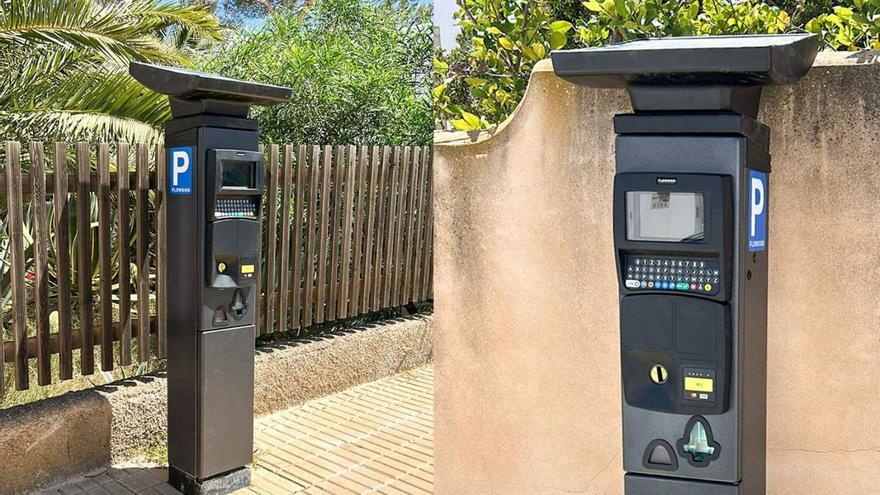 Los nuevos parquímetros de Formentera. | CIF