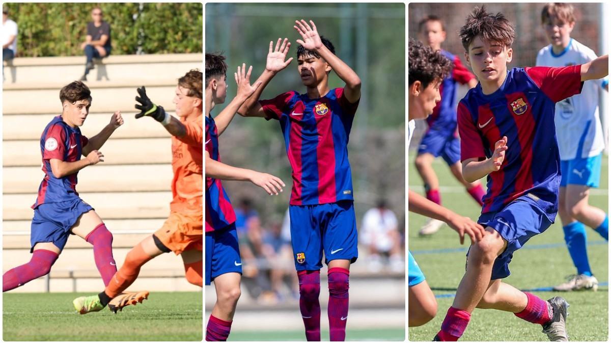 Arnau Pradas, Pedro Fernández y David Moreno, tres magos del Juvenil a, Cadete A y Sub-12 A