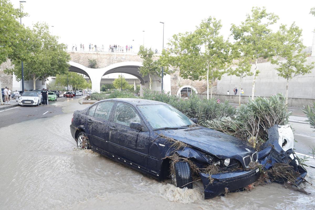 Les inundacions a Saragossa, en imatges