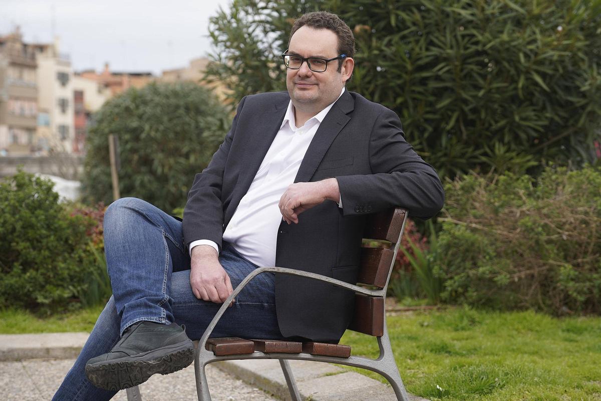 Sala i Collell, en la seva recent visita a Girona.