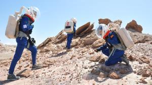 Siete científicas españolas regresan de su simulación espacial