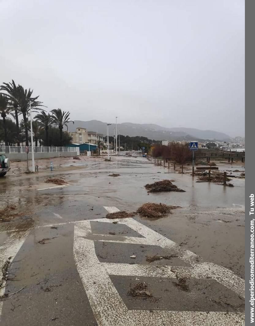 Efectos del temporal marítimo en Castellón