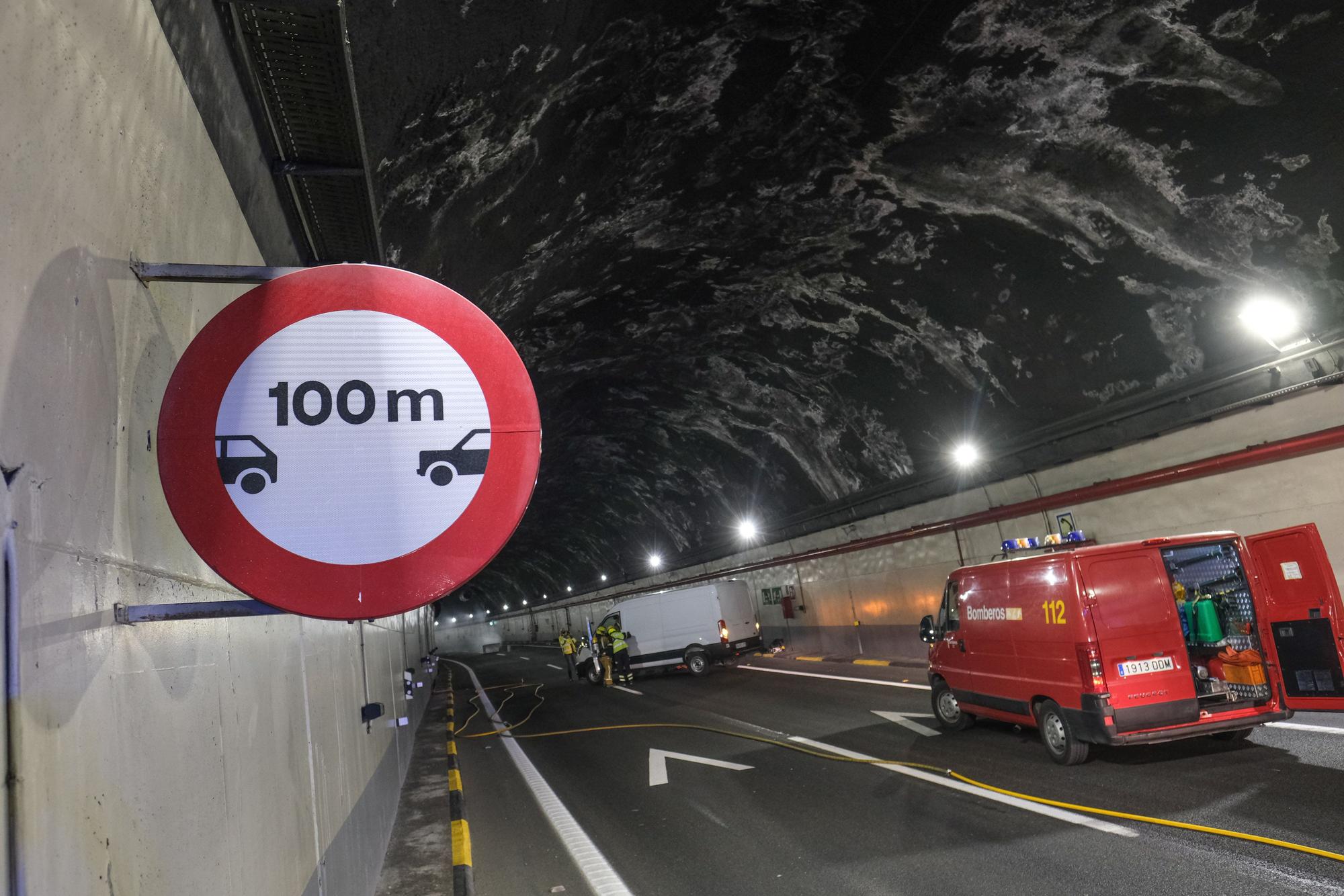 Accidente con incendio y dos heridos graves en el túnel de Villena: así ha sido el simulacro en la autovía A-31