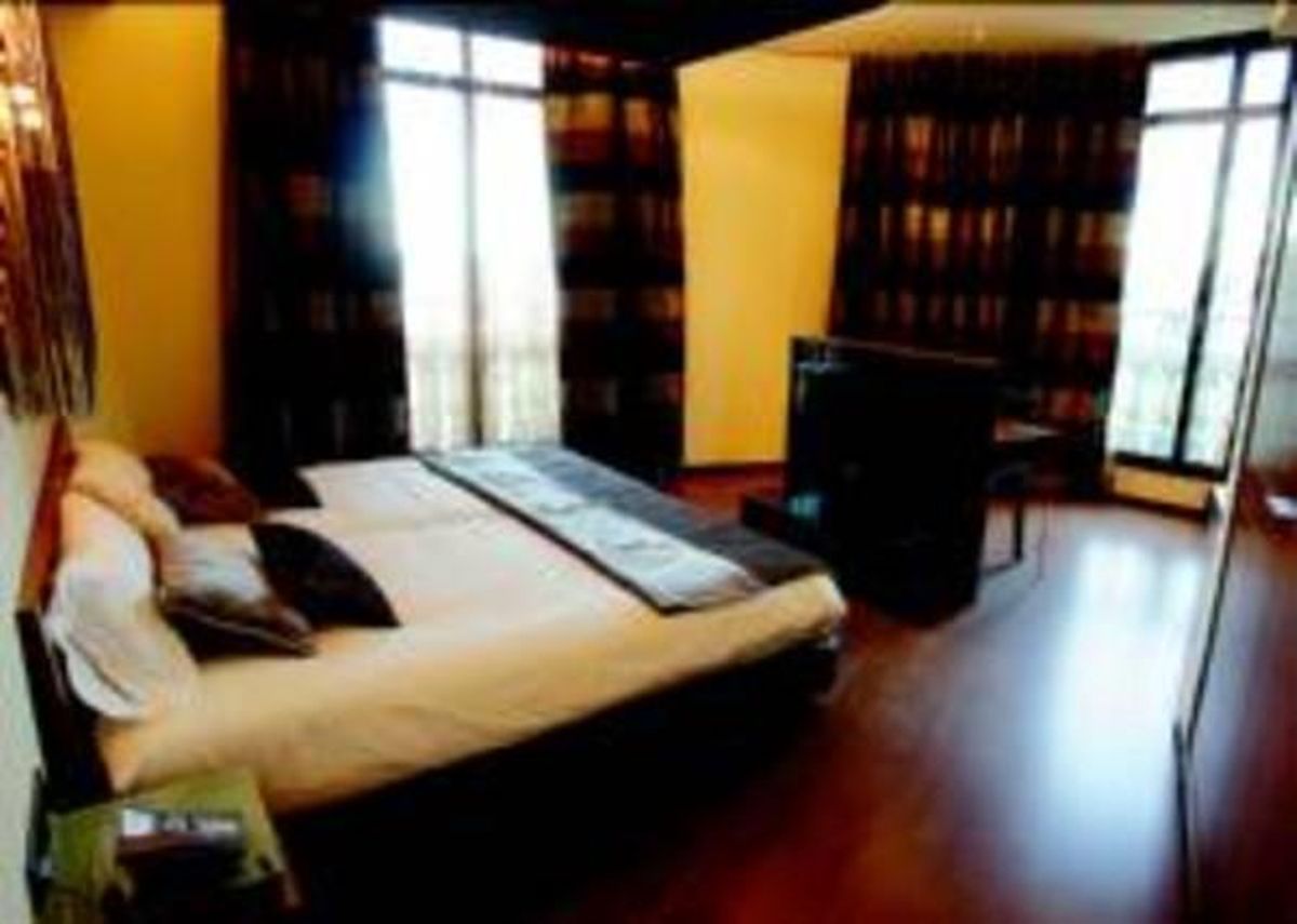 Una de les habitacions reformades de l’Hotel Wilson de l’avinguda de la Diagonal, ahir. Una de les habitacions reformades de l’Hotel Wilson de l’avinguda de la Diagonal, ahir.