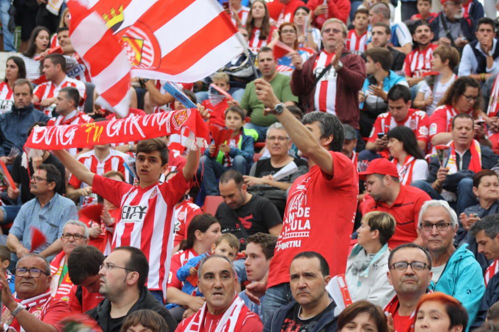 L'afició del Girona a Montilivi