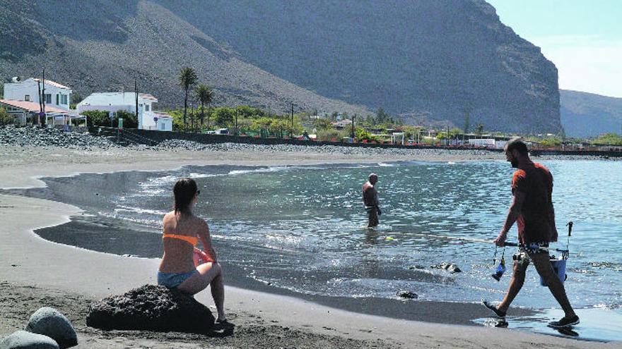 Playa de Valle Gran Rey, en La Gomera.