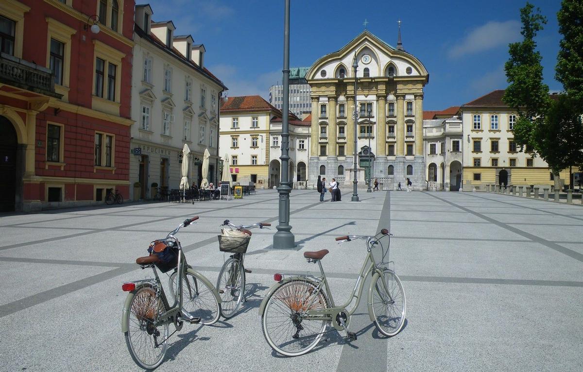 Bicicletas en Liubliana