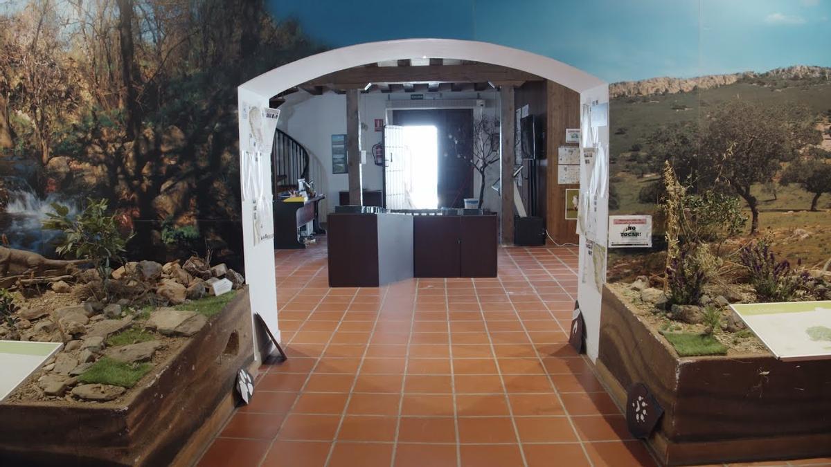Centro de Interpretación El Péndere, en Santiago de Alcántara, dentro del Parque Natural Tajo Internacional, uno de los espacios que ya funcionan como refugios climáticos.