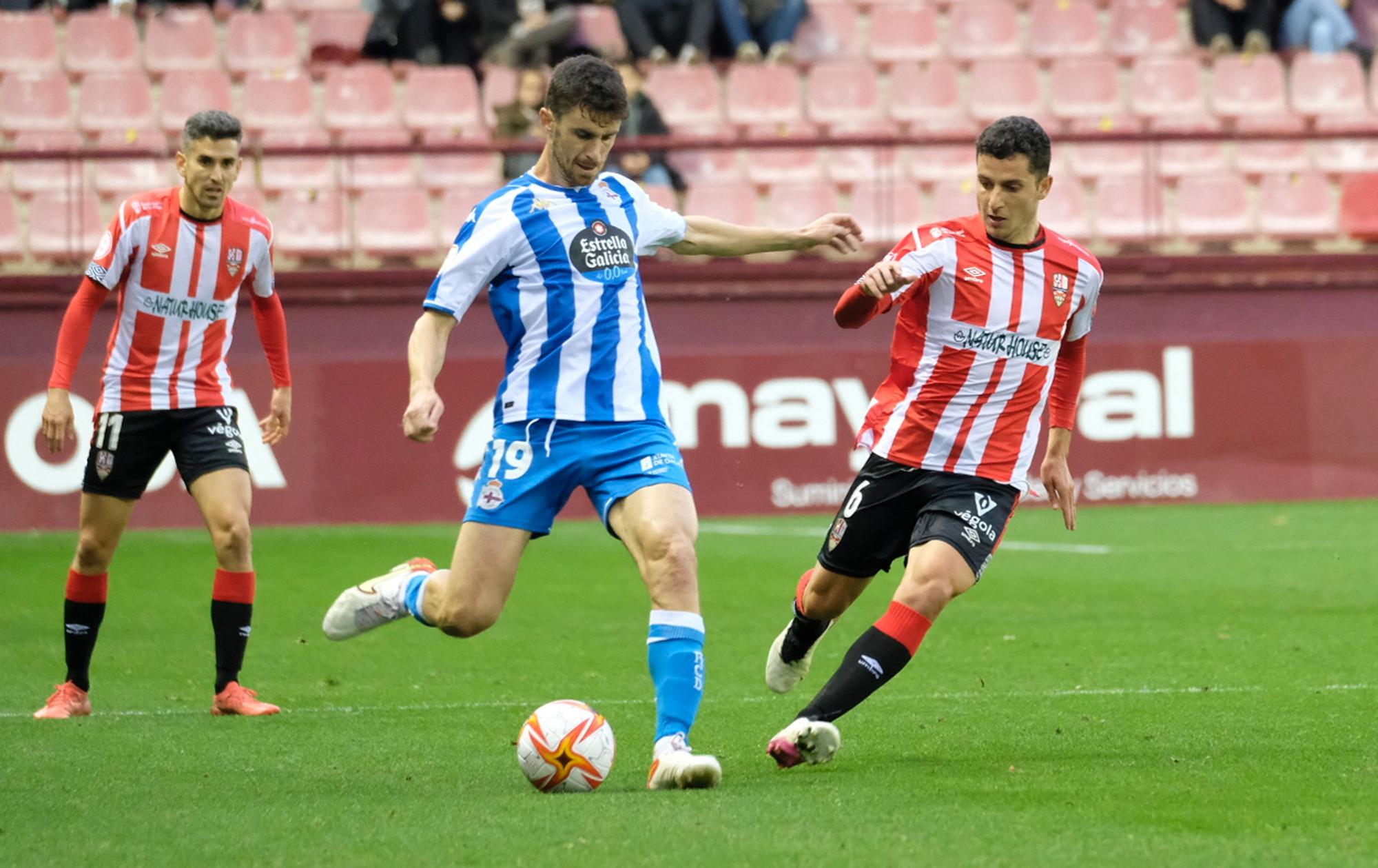 El Dépor le gana 0-1 a la UD Logroñés