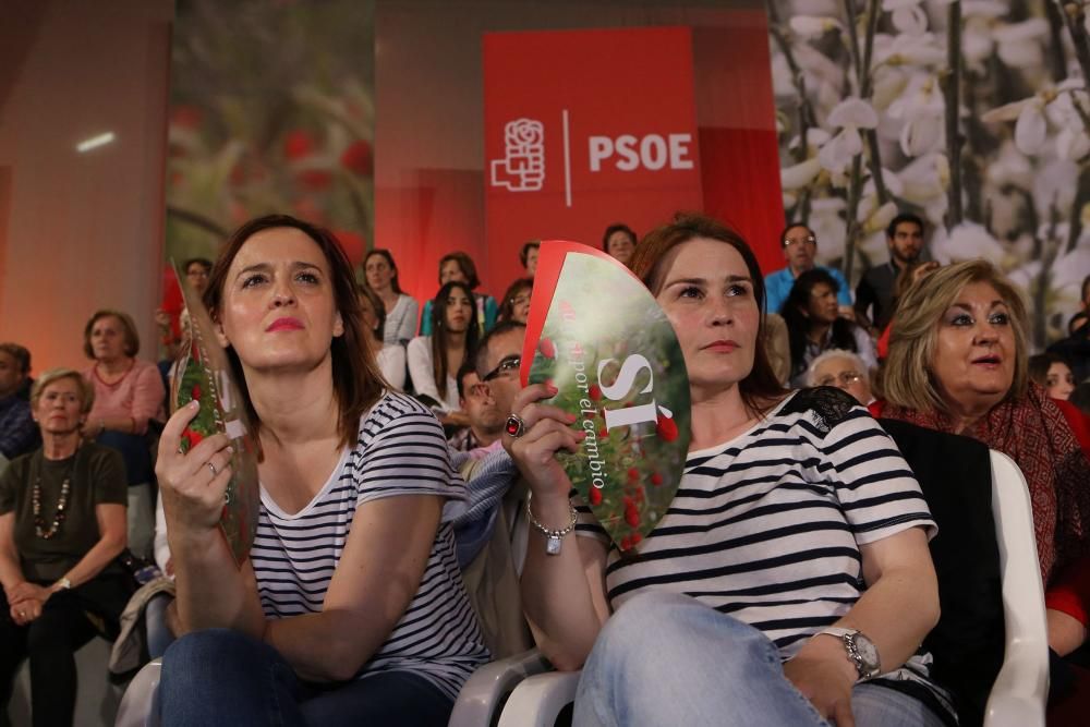 Mitin del PSOE en Oviedo con Pedro Sánchez