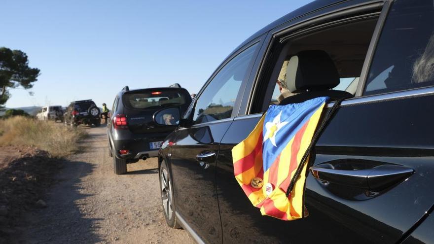 Concentració a Lledoners pels tres anys d&#039;empresonament dels «Jordis»